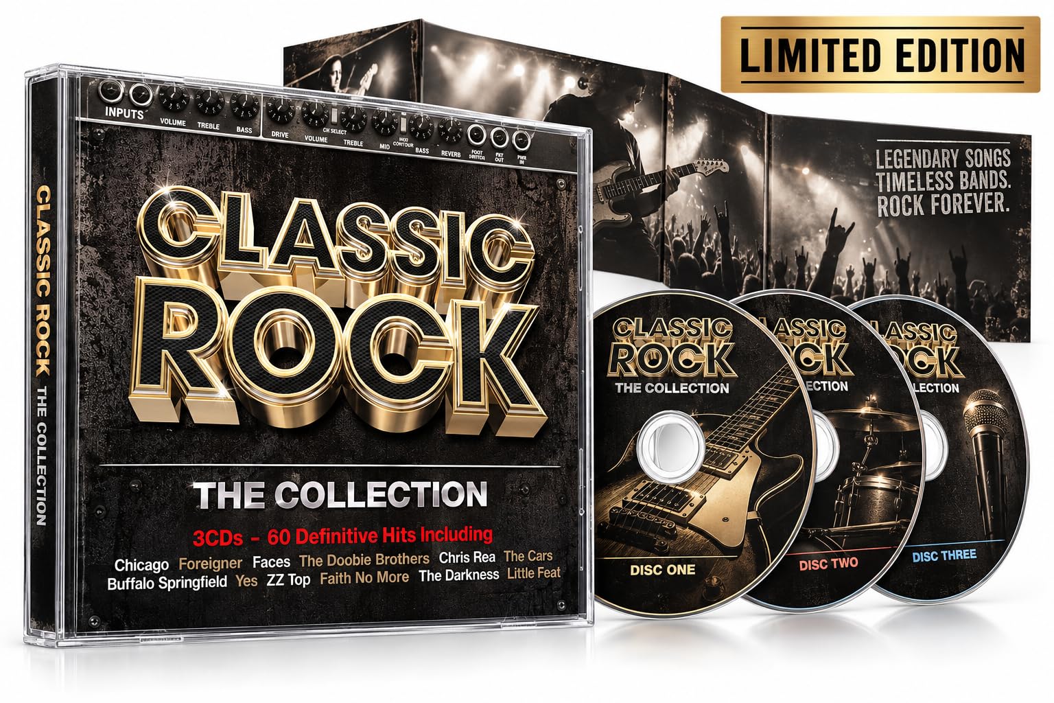 rock in golden age　セット Classic Rock: The Collection - 3CD Box Set: Amazon.com.br: CD e Vinil